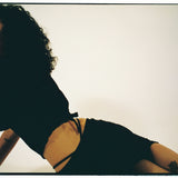 Capri Pant with Clip-In Thong Detail in Black