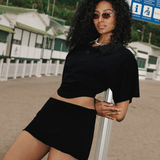 Loop Mini Skort in Black