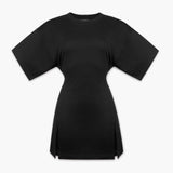 The Adjustable T-shirt Dress In Black