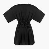 The Adjustable T-shirt Dress In Black
