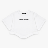 Ultimate BAE "ICONS" T-shirt with "I WISH I WAS GAY" Print In Black