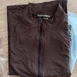 [REVENGE] ZIP UP Midi Sleeveless Dress in Chocolate Martini (Sample Sale)