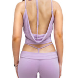 Capri Pant with Clip-In Thong Detail in Lavender Dream