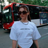 Ultimate BAE "ICONS" T-shirt with "I WISH I WAS GAY" Print In Black