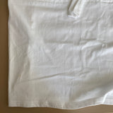 The Adjustable T-shirt Dress In White (Sample Sale)