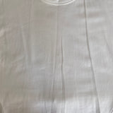 The Adjustable T-shirt Dress In White (Sample Sale)