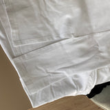 The Adjustable T-shirt Dress In White (Sample Sale)