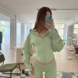 OASIS Summer Nights Hoodie Blue & Green (Sample Sale)