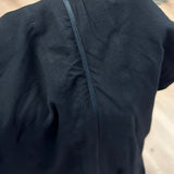 Sample Sale ZIP UP Midi Sleeveless Dress in Black