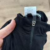 Sample Sale ZIP UP Midi Sleeveless Dress in Black