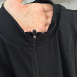 Sample Sale ZIP UP Midi Sleeveless Dress in Black