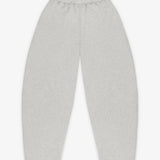 Organic Cotton Oversized Joggers with Clip-In Thong Detail in Grey Marl