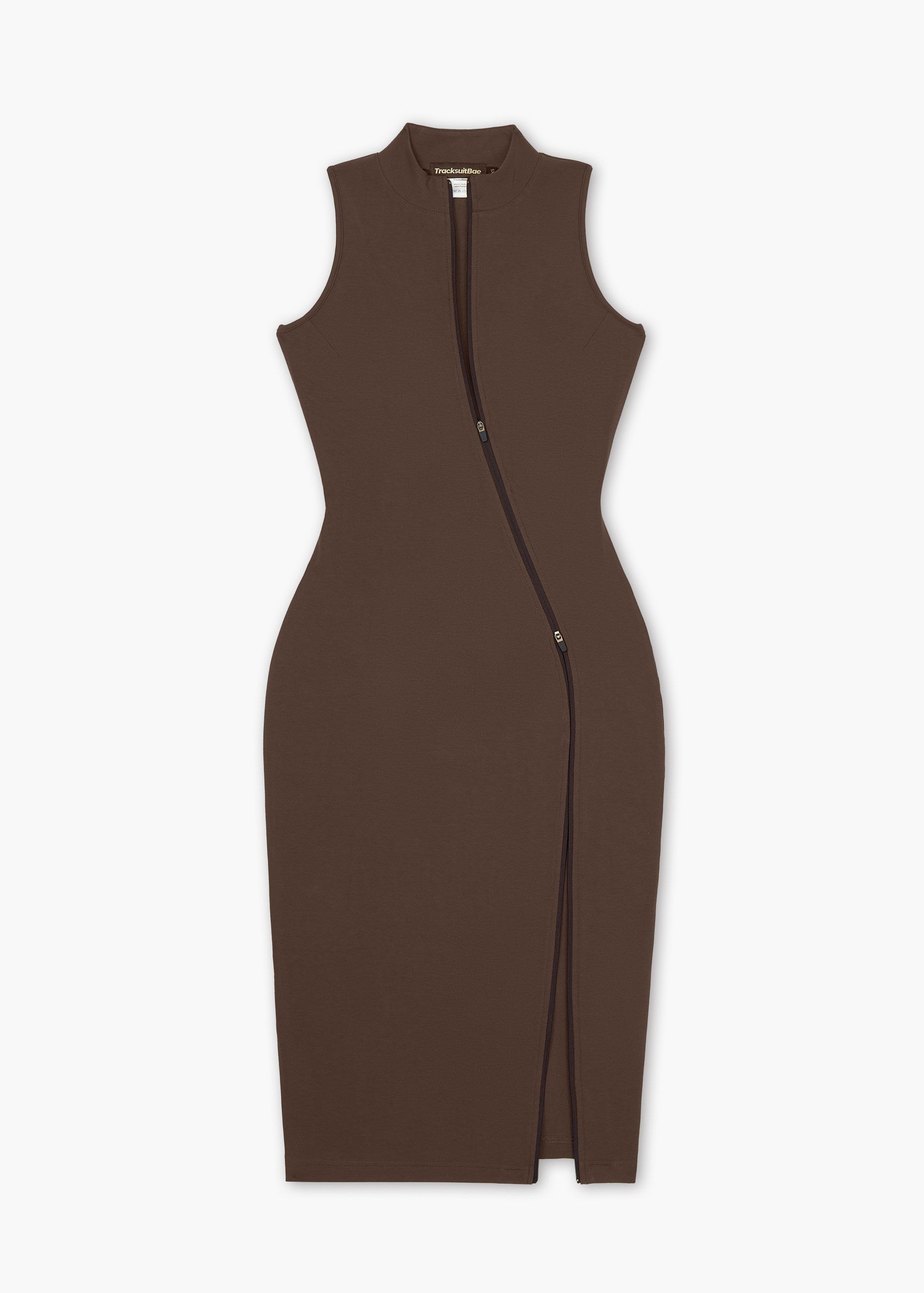 Mie_yamDeuxieme dignity sleeveless Jamelia Abstract Green Sleeveless Midi Dress